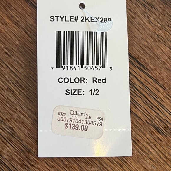 NWT $139 B DARLIN Formal Dress Size 1/2 Juniors Red Satin Keyhole Halter Gown XS - Picture 14 of 16